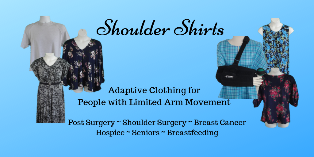 Shoulder Surgery Bras - Great for Rotator Cuff and Shoulder Replacement  Surgery / Belts - For Surgical Patients - Easy on/off