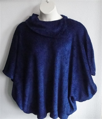 Blue Jewel Side Opening Post Surgery Sweater - Emily