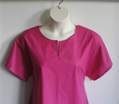 Bright Pink Dot Post Surgery Shirt - Gracie