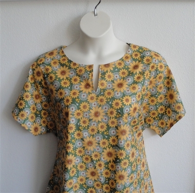 Green Sunflower Post Surgery Shirt