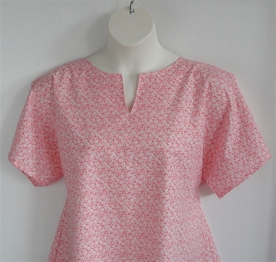 Gracie Shirt - Coral Rose Floral | Woven Fabrics