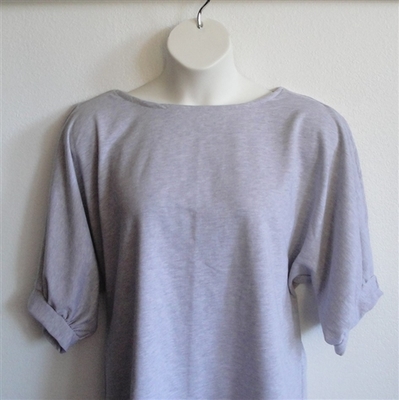 Libby Shirt - Light Gray Sweatshirt | 3/4 Sleeve Shirts