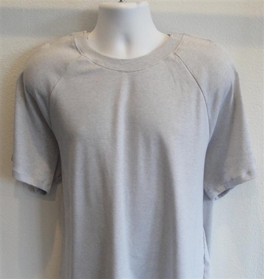 Unisex/Men Post Surgery Shirt - Light Gray