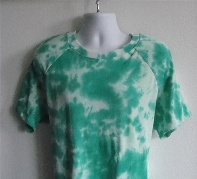 Unisex/Men Post Surgery Shirt - Green Tie Dye