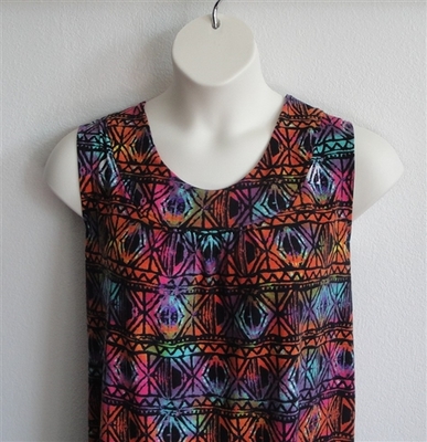 Rainbow Aztec Rayon Post Surgery Shirt - Sara