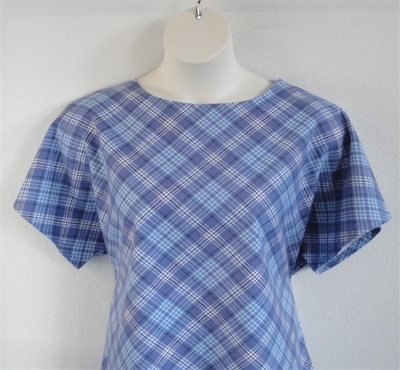 Tracie FLANNEL Shirt - Denim Blue Plaid | Flannel/Fleece