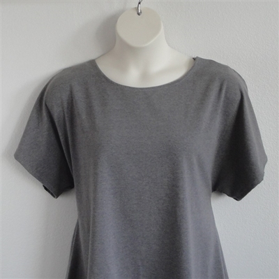 Tracie Shirt - Medium Gray Cotton Knit | Knits