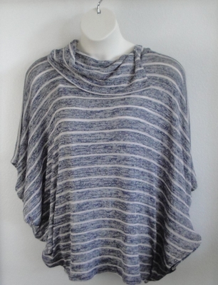 Black/White Aztec Side Opening Post Surgery Sweater - Emily