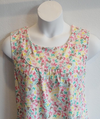 Pastel Butterfly Post Surgery Shirt - Clearance - Debbie