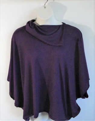 Purple Side Opening Post Surgery Sweater - Emily