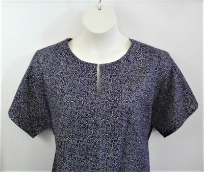 Navy Swirl Post Surgery Shirt - Gracie