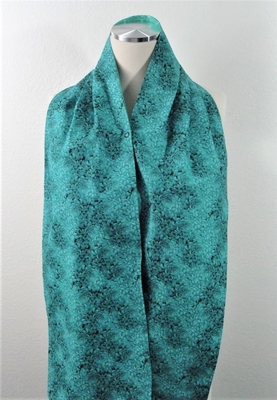 Adult Bib/Dinner Scarf - Teal Mums