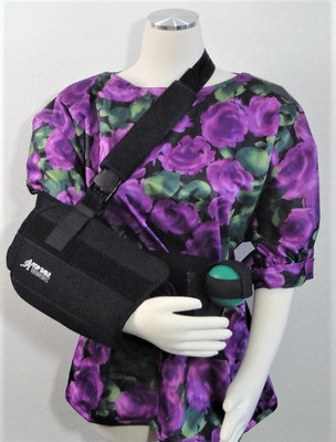 Purple/Black Floral Post Surgery Shirt - Libby