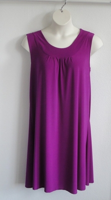 Heidi Nightgown - Magenta Jersey | Sleeveless Gowns