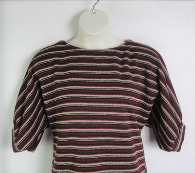 Tan/Burgundy Stripe Adaptive Sweater - Jan