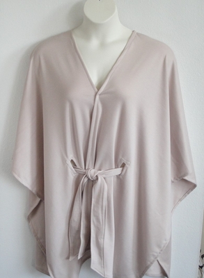 Shandra Cape - Sand Ponte | Outerwear/Capes