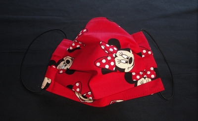 Red MM Mouse Face Mask