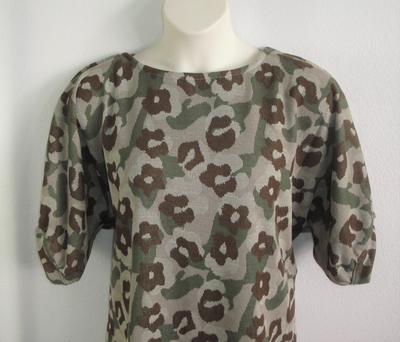 Floral Camo Poly Knit Post Surgery Shirt - Libby