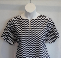 Image Gracie Shirt - Black Chevron