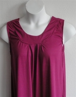 Image Sara Shirt - Fuchsia Rayon Knit