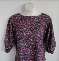 Image Jan Sweater - Black/Pink Petite Floral Sweater Knit