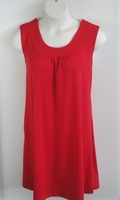 Image Heidi Nightgown - Red Cotton Knit