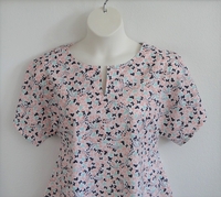 Image Gracie Shirt - Coral/Mint Butterfly