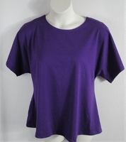 Image Tracie Shirt - Purple Cotton Knit