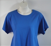 Image CLEARANCE - Tracie Shirt - Royal Blue Cotton Knit (XS ONLY)