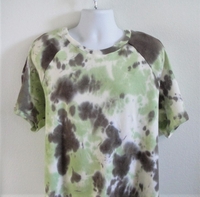 Image Unisex/Men Shirt (Men's Sizes) - Olive Green Tie Dye