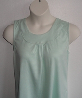 Image CLEARANCE --Sara Shirt - Mint/White Stripe (XL and 2X ONLY)