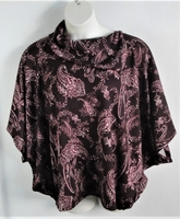 Image Emily Side Opening Sweater - Burgundy Paisley