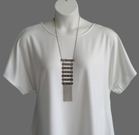 Image SECOND --Tracie Shirt - Creamy White French Terry (XSMALL ONLY)