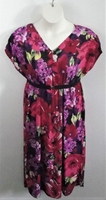 Image Randi Dress - Purple/Pink Floral Jersey Knit