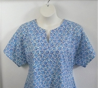 Image Gracie Shirt - Blue Floral