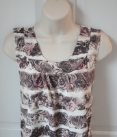 Image CLEARANCE --Sara Shirt - Shabby Chic Rose (SMALL ONLY)