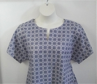 Image Gracie Shirt - Blue Geometric
