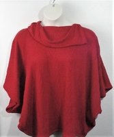 Image Emily Side Opening Sweater - Red Cable Knit