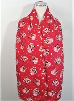 Image Adult Bib/Dinner Scarf - Mickey/Minnie Red Love