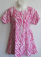 Image CLEARANCE - Orgetta FLANNEL Nightgown - Pink Zebra (Size M&L Only)