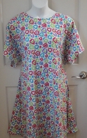 Image CLEARANCE - Orgetta FLANNEL Nightgown - Bright Hearts (Size L Only)