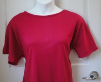 Image CLEARANCE --Tracie Shirt - Fuchsia Pink Cotton (SMALL ONLY)