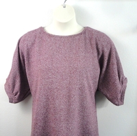 Image Libby Shirt - Burgundy Heather Nantucket French Terry