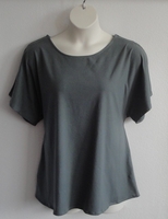 Image Tracie Shirt - Medium Gray Cotton Knit