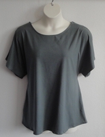 Image Tracie Shirt - Medium Gray Cotton Knit (L & XL only)