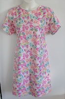 Image Orgetta FLANNEL Nightgown - Pink Pastel Butterfly