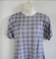 Image Tracie Shirt - Denim Blue Medallion Rayon Knit (S only)