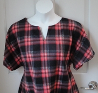 Image Cathy FLEECE Shirt - Red/Black Plaid