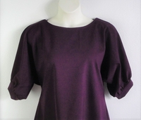 Image Libby Shirt - Plum Ponte (M & L only)