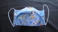 Image Light Blue Dogs Face Mask